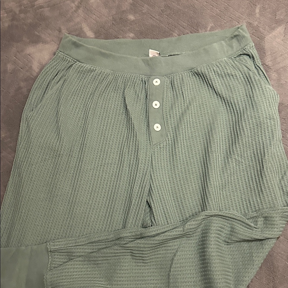 Old Navy Green Pajama Pants